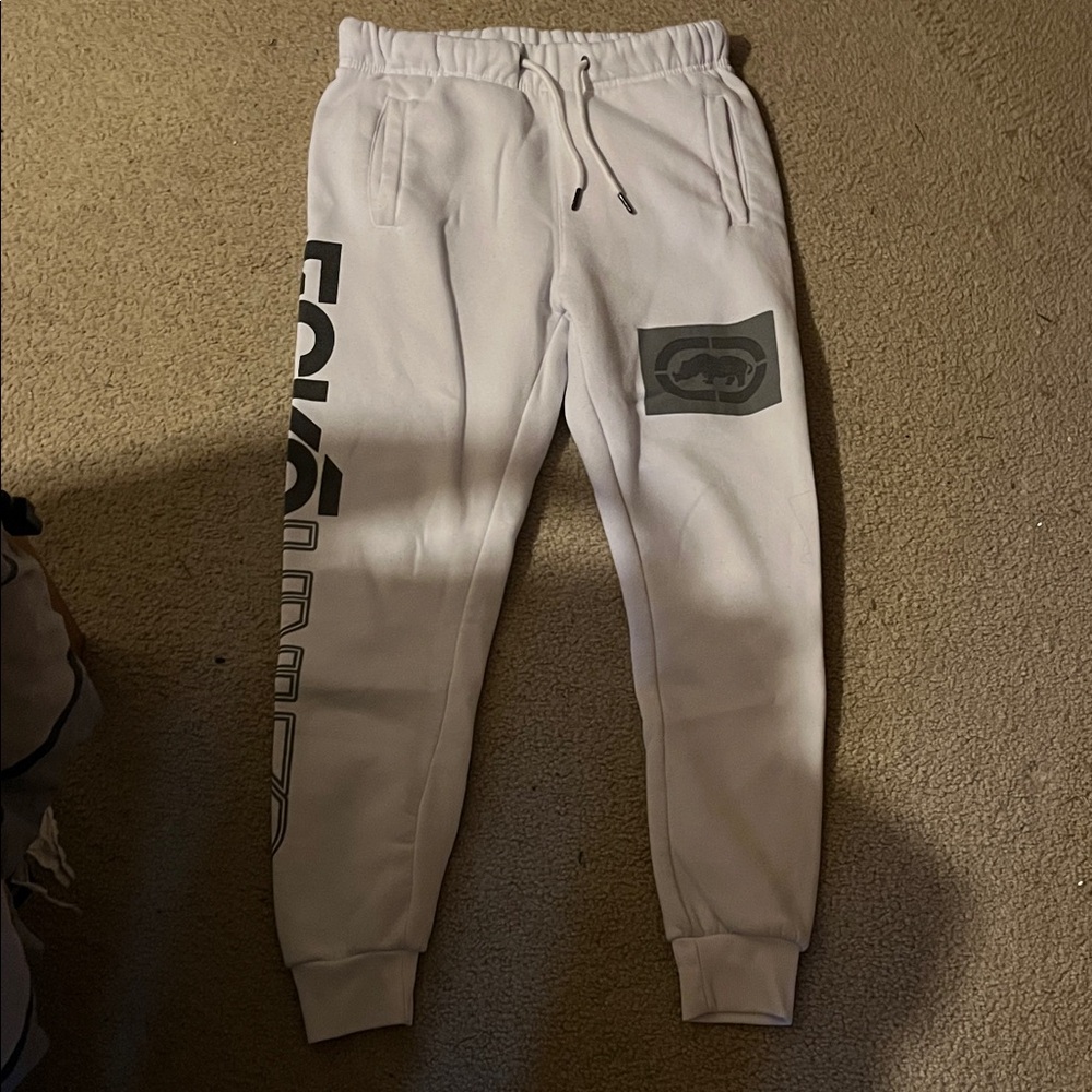 White Jogger Sweatpants
